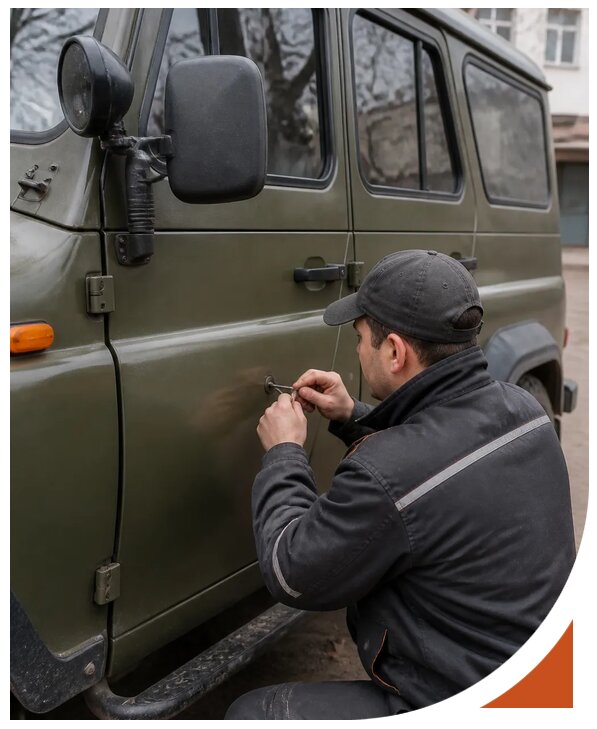 Профессиональное вскрытие автомобиля УАЗ без повреждений в Фурманове